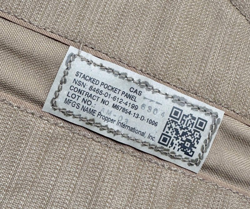 画像4: 米軍実物 USMC (CAS) STACKED POCKET PANEL  (4)