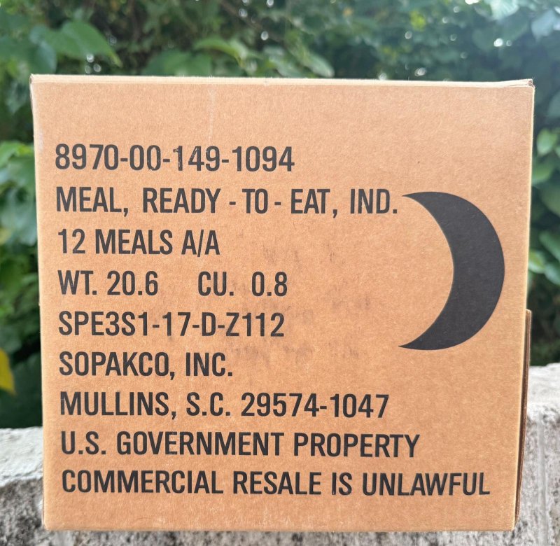 画像4: 米軍実物 2024年8月検【SOPAKCO】MREレーション/戦闘食 MENU-A (4)
