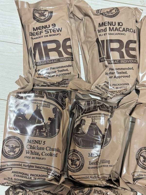 画像2: 米軍実物 2025年10月検【アメリカル】MREレーション/戦闘食 MENU-A (2)