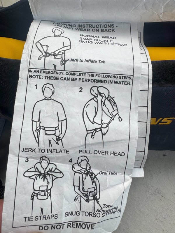 画像14: 米軍実物 US NAVY USS Wasp LHD-1 ライフベスト救命胴衣セット (14)