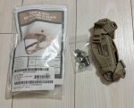 画像1: 米軍実物 H-Nape ECH ACH ヘルメット チンストラップ タン S-XL ARMY USMC (1)