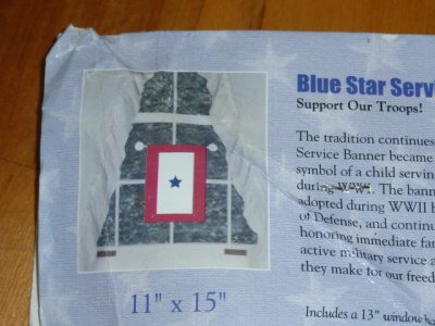 画像2: 米軍放出品　1スター　Blue Star Service Banner