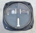 画像2: 米軍実物 US Navy AD-4 Skyraider ターン・アンド・バンク・インジケーター（旋回計 / Turn and Bank Indicator） (2)