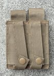 画像3: 米軍放出品 CONDOR ポーチ 9mm ダブル マガジンコヨーテ (3)