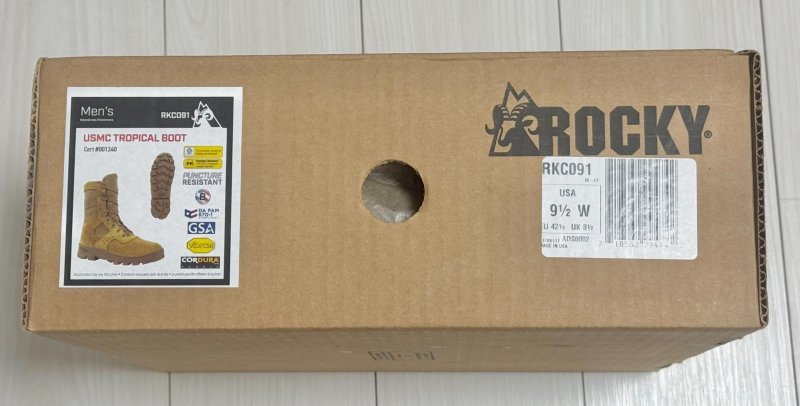 画像2: 新型 !!米海兵隊実物 Rocky USMC Tropical Boot  9.5 W (2)