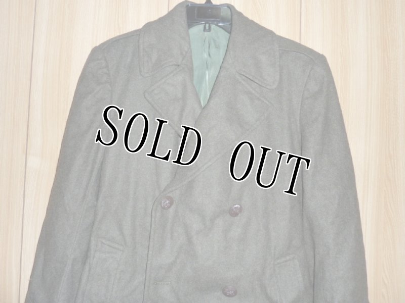 画像2: U,S,M,C, ウールオーバーコート 38R (2)