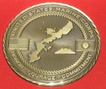 画像2: 米軍放出品.U,S,M,C,　記念コイン　2007 (2)