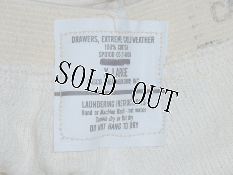 画像2: 米軍実物 COLD WEATHER アンダーパンツ XL (2)