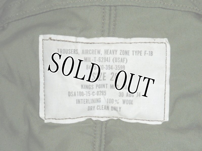 画像4: TROUSERS,AIRCREW,HEAVY ZONE TIPE F-1B 26 (4)