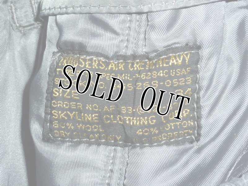 画像4: 米軍放出品,TROUSERS, AIR CREW, HEAVY, TYPE F-1B (4)