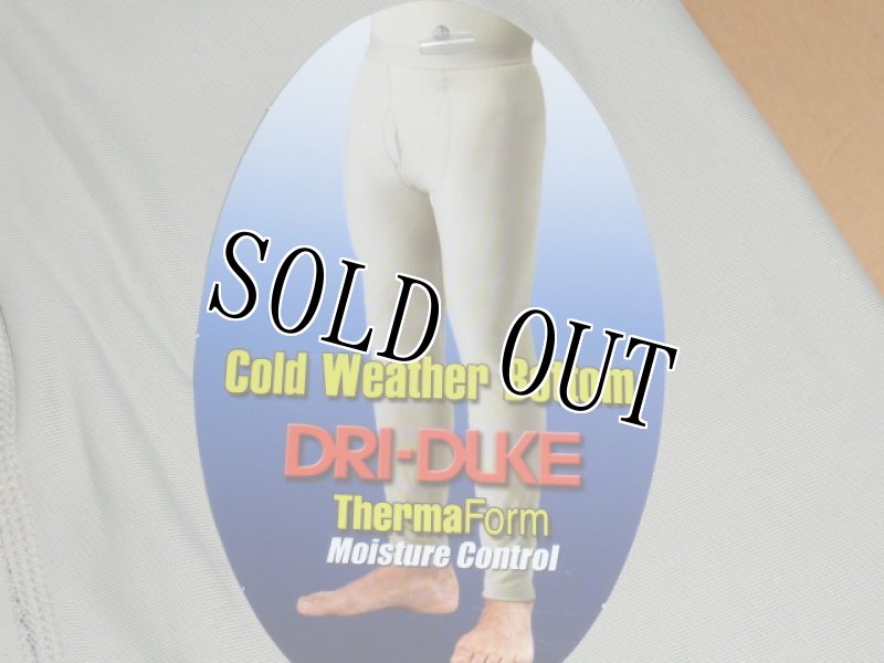 画像3: 米軍放出品,DRI-DUKE,COLD WEATHER アンダーパンツ (3)