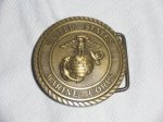 画像1: 米軍放出品.U.S.MARINE.　バックル (1)