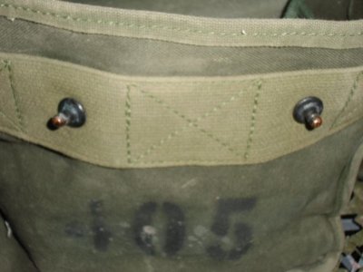 画像1: 米軍放出品,BAG,COTTON DUCK