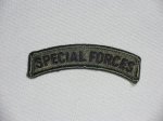 画像1: US ARMY　SPECIAL FORCESワッペン　OD(ベルクロ付き) (1)