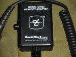 画像2: 米軍放出品.David Clark Headset Adapter Model C7053 (2)