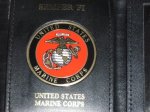 画像3: 米軍放出品.U.S.MARINE ウォレット　オールレーザー　革 (3)