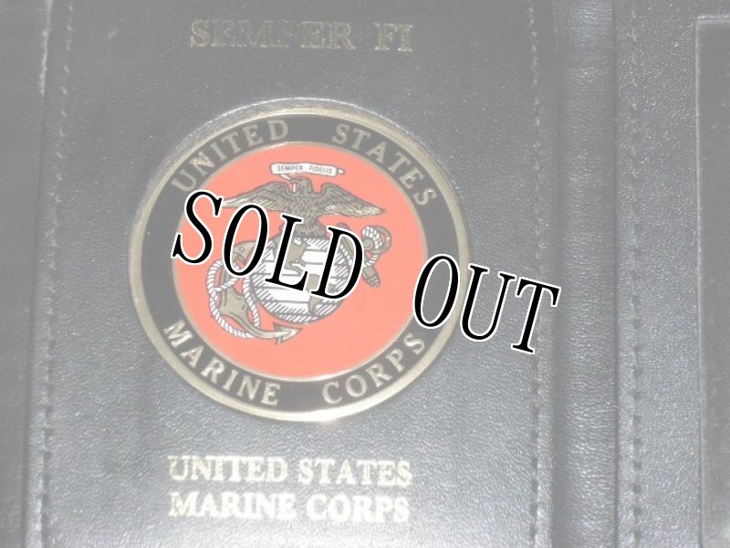画像3: 米軍放出品.U.S.MARINE ウォレット オールレーザー 革 (3)