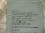 画像4: ACU MOLLE II MODULAR LIGHTWEIGHT LOAD CARRYING EQUIPMENT (4)