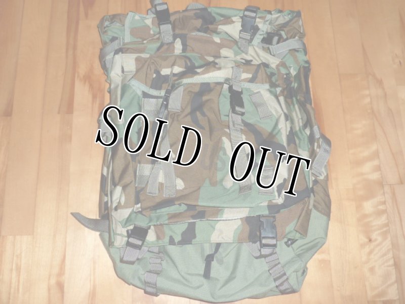 画像2: 米軍実物,フィールドパックLARGE・パトロールパックセット,フレーム付き (2)