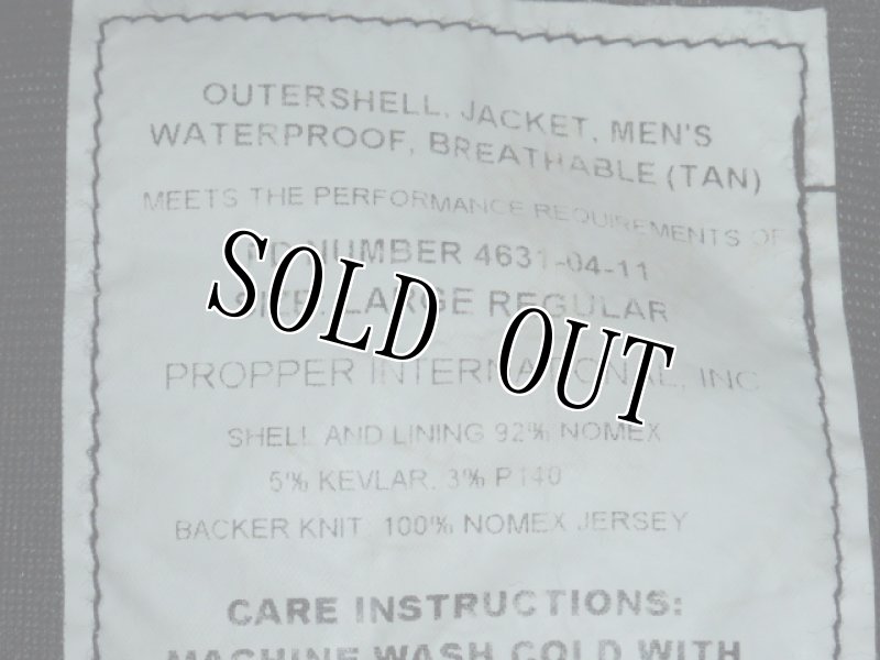 画像5: 米軍放出品,OUTERSHELL,ゴアテックスジャケット・パンツ (5)