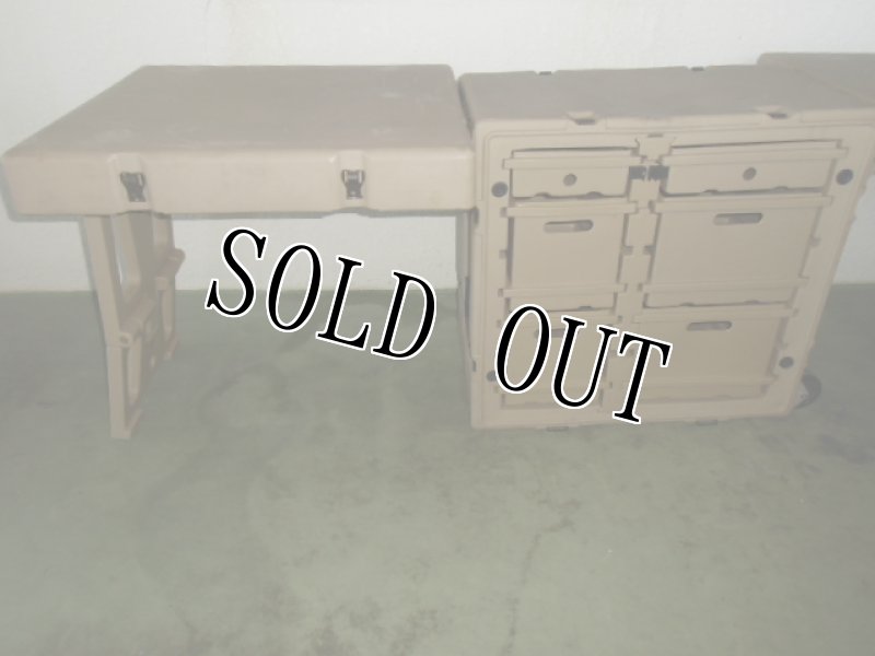 画像4: 米軍放出品,HARDIGG 野戦用フィールドデスク　TAN (4)