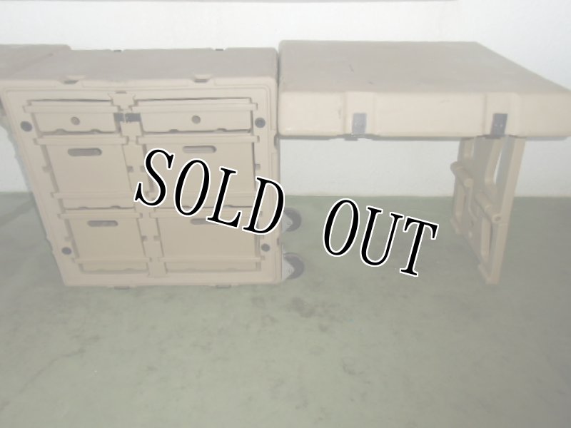 画像3: 米軍放出品,HARDIGG 野戦用フィールドデスク　TAN (3)