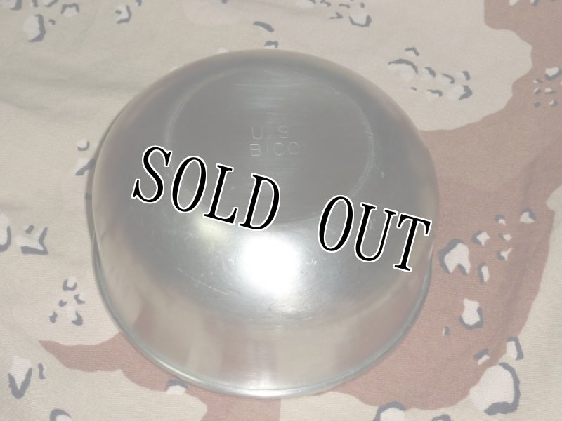 画像2: 米軍放出品.ステンレスボウル (2)