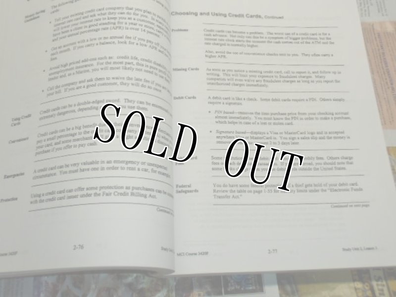 画像3: 米軍放出品/MARINE  PERSONAL FINANCIAL MANAGEMENT (3)