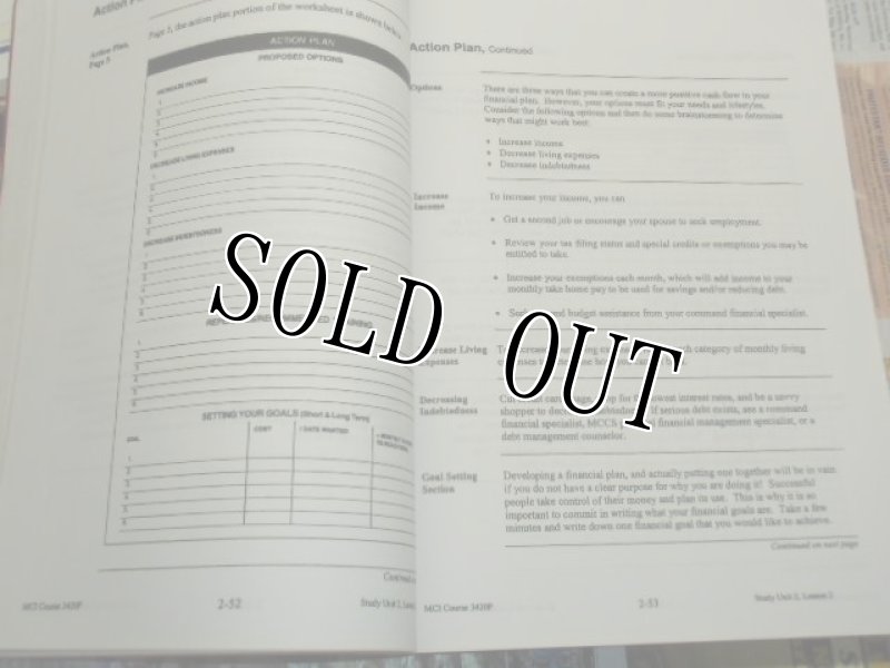 画像2: 米軍放出品/MARINE  PERSONAL FINANCIAL MANAGEMENT (2)