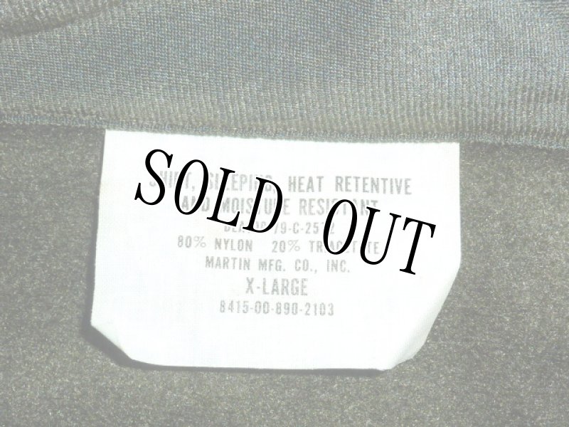 画像3: 米軍放出品,SHIRT,SLEEPING,HEAT RETENTIVE AND MOISTURE RESISTANT　XL (3)