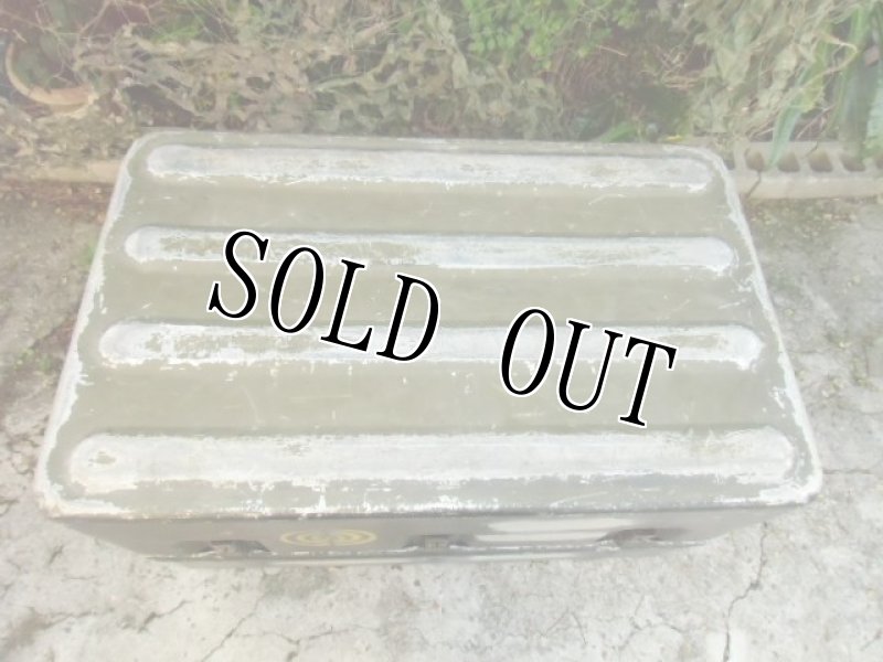 画像4: 米軍放出品.MILITARY OD BOX  (4)