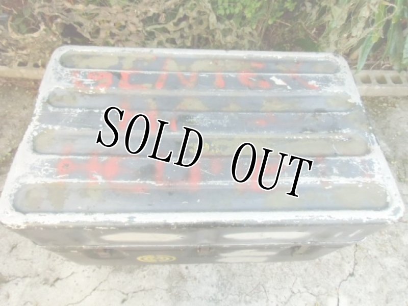 画像5: 米軍放出品.MILITARY OD BOX  (5)