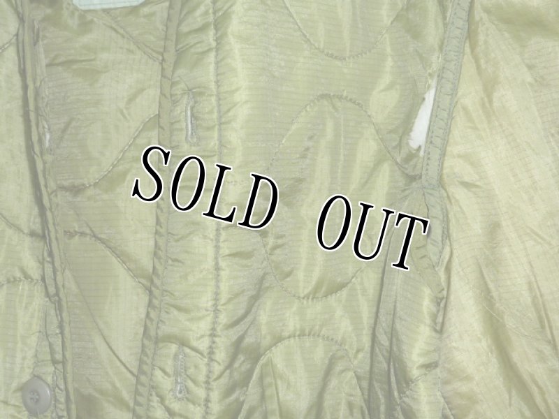 画像2: 米軍放出品,M-65フィールドジャケットライナー MEDIUM (2)