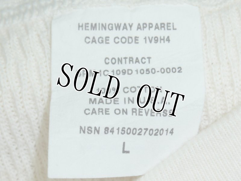 画像3: 米軍放出品．アンダーシャツ　L (3)