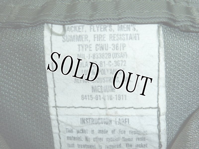 画像5: 米軍実物,CWU-36/P　フライトジャケット　M (5)