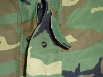 画像1: 米軍放出品,ウッドランド迷彩GORE-TEX　パーカー　L-R