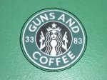 画像1: GUNS AND COFFEE PATCH (1)