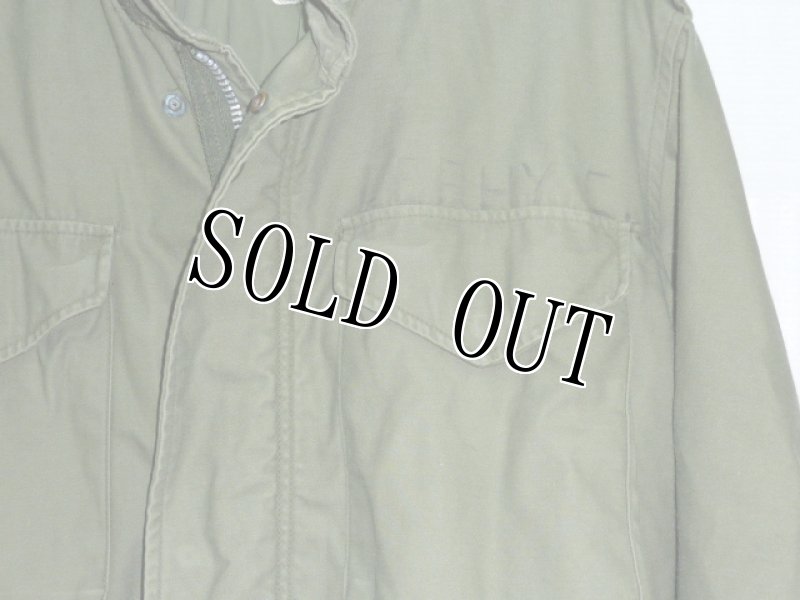 画像2: 米軍放出品,M-65フィールドジャケット　S-S　OD (2)