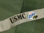 画像1: 米軍放出品　U,S,M.C　miller　LITE　カラビナキーホルダー  (1)