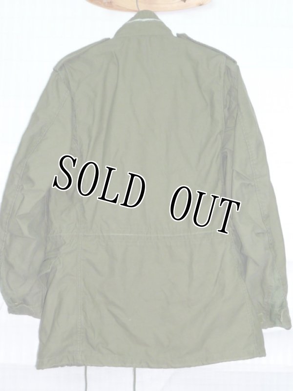 画像2: 米軍実物,M-65フィールドジャケット OD S-L (2)