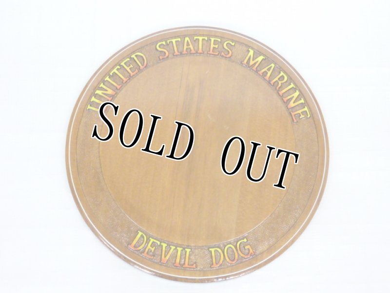 画像1: 米軍放出品,USMC DEVIL DOG　プラーク (1)