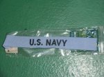 画像1: 米軍放出品.US　NAVY　　　ワッペン (1)