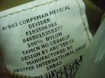 画像4: 米軍実物　APB03 CORPSMAN MEDICAL　DIVIDER (4)