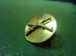 画像1: 米軍実物　US　ARMY  Cross Rifle　Uniform Lapel Pin (1)