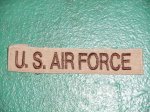 画像1: 米軍放出品.US AIR FORCE.ワッペン　デザート (1)