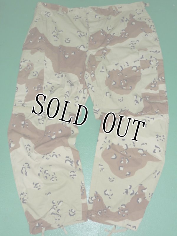 画像2: 米軍放出品,デザート6Cチョコチップ迷彩パンツ　XL-S (2)