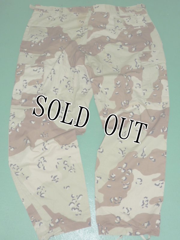 画像3: 米軍放出品,デザート6Cチョコチップ迷彩パンツ　XL-S (3)