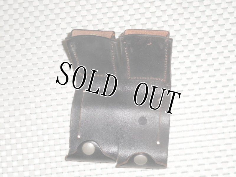 画像4: 米軍放出品, ダブルマガジン.本革ホルスター  (4)