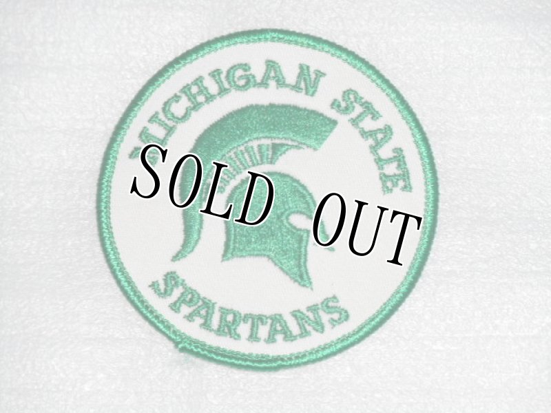 画像1: 米軍放出品　michigan state spartans　ワッペン (1)