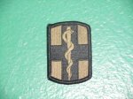 画像1: 米軍放出品.US ARMY　1st Medical Brigade　マルチ (1)